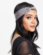 Missguided Knot Headband In Taupe-neutral