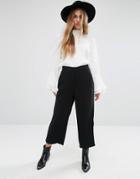 Mango Tailored Culotte - Black
