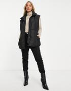 & Other Stories Recycled Polyester Down Belted Vest In Black