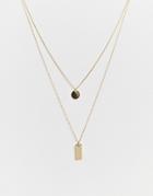 Weekday Necklace In Gold - Gold