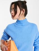 & Other Stories Recycled Crop Sweatshirt In Blue
