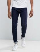 Edwin Ed-85 Slim Tapered Drop Crotch Jeans Rinse - Blue