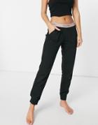 Calvin Klein Modern Cotton Lounge Sweatpants In Black