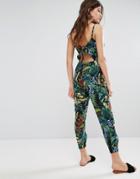 Oasis Tropical Printed Jumpsuit - Multi