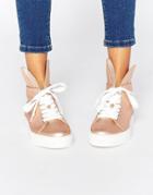 Minna Parikka Rose Gold Bunny Ears High Top Sneakers - Rose Gold