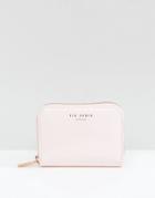 Ted Baker Patent Leather Mini Zip Purse - Pink