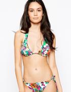 Gossard Hot Tropic Triangle Bikini Top - Multi