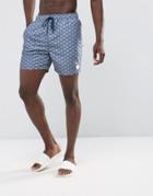 Threadbare Geo Swim Short - Gray