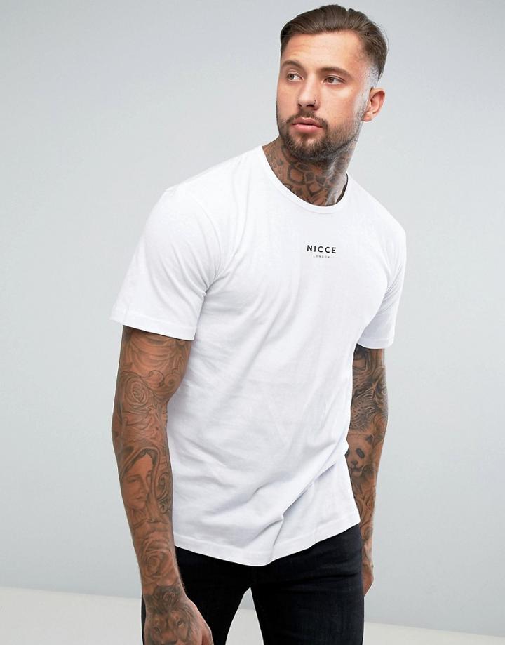 Nicce London Boxy T-shirt - White