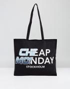 Cheap Monday Logo Tote Bag - Black
