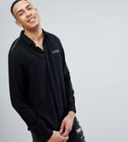 Asos Tall Regular Fit Shirt With Studded Pocket - Black
