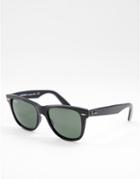 Ray-ban Original Wayfarer Larger Sunglasses In Black 0rb2140