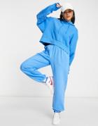 Weekday Corinna Organic Blend Cotton Sweatpants In Sky Blue - Part Of A Set-blues