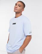 The Couture Club Rubber Badge Definition T-shirt In Blue Jay