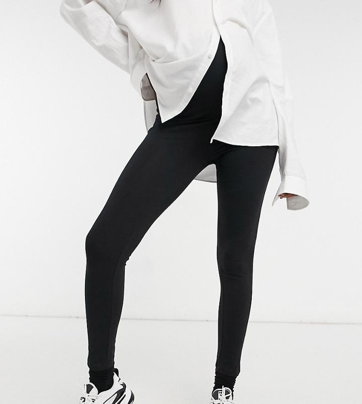 New Look Maternity Highwaist Leggings In Black