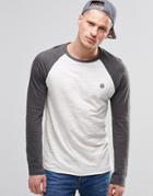 Element Blunt Baseball Top Stone Gray Long Sleeve - Gray