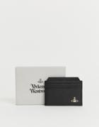Vivienne Westwood Slim Card Holder In Black - Black