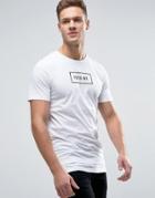 Jack & Jones Core T-shirt With Future Print Graphic - White