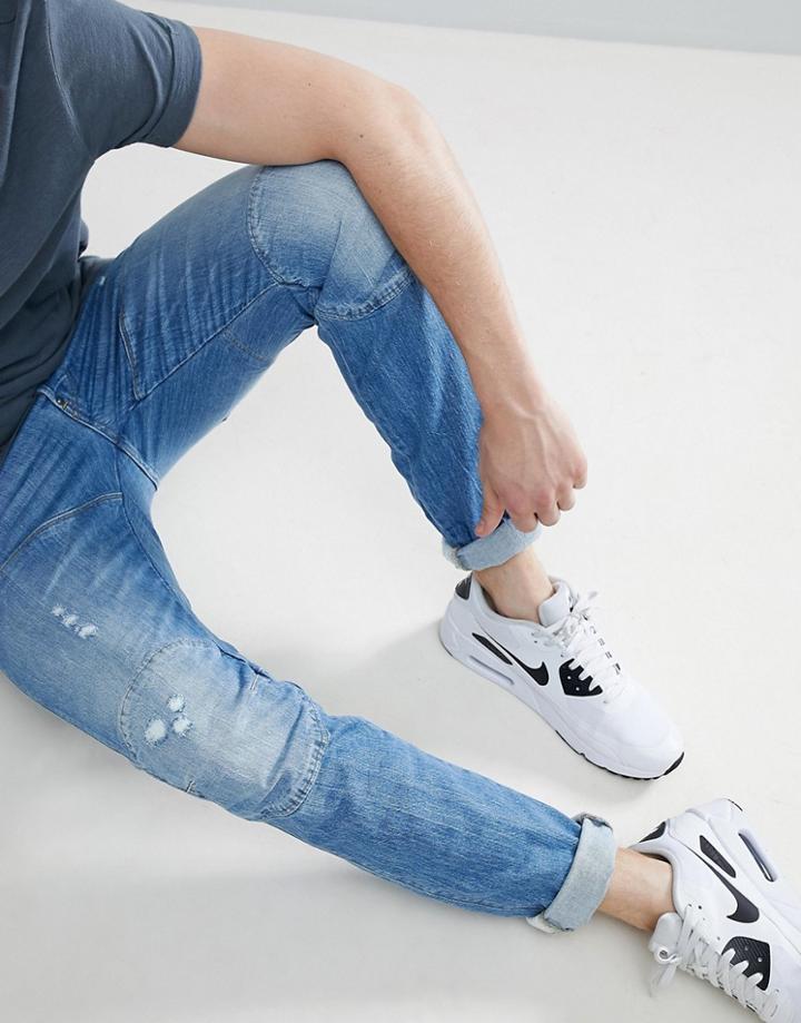 G-star 5620 3d Slim Jeans Heavy Stone - Blue