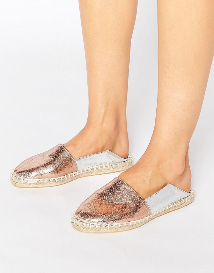 Asos Jax Espadrilles - Silver