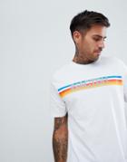 Pull & Bear T-shirt In White With Slogan Print - White