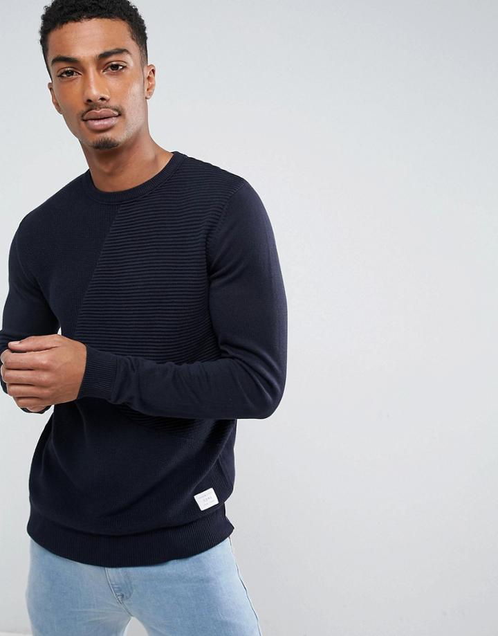 Jack & Jones Crew Neck Sweater - Navy