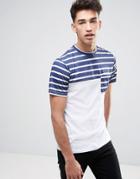 Another Influence Contrast T-shirt - Navy