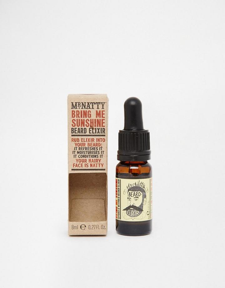 Mr Natty Sunshine Beard Elixir Oil - Brown
