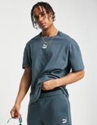 Puma Classics Oversized T-shirt In Navy