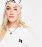 Quiksilver Label Standard T-shirt In White Exclusive At Asos