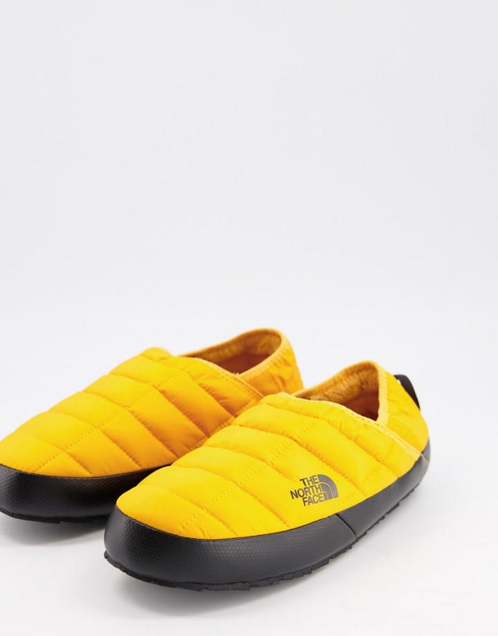 The North Face Thermoball Traction Mules In Yellow