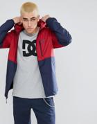 Dc Shoes Dagup Lightweight Jacket With Color Block - Red