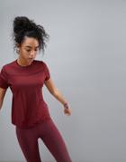 Asos 4505 Training T-shirt In Loose Fit - Red