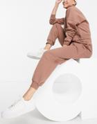 Miss Selfridge Mocha Lounge Slim Sweatpants-brown
