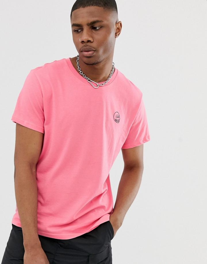 Cheap Monday Tiny Skull T-shirt-pink