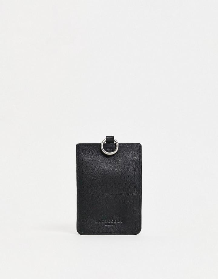 Urbancode Leather Card Holder-black