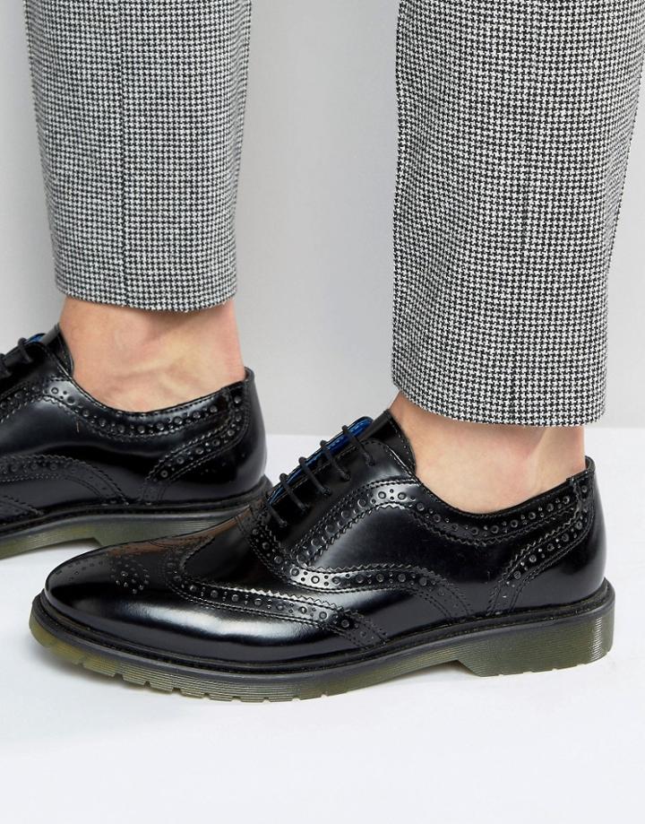 Red Tape Brogues In Black - Black