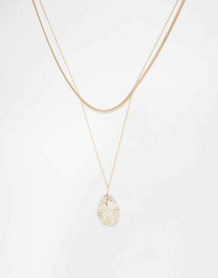 Selected Femme Stina Necklace - Gold
