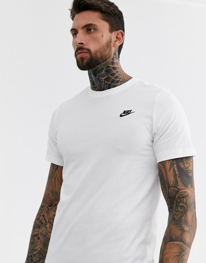Nike Club Futura T-shirt In White