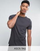 Asos Tall T-shirt In Black - Black