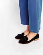 Asos Marley Suede Loafers - Black