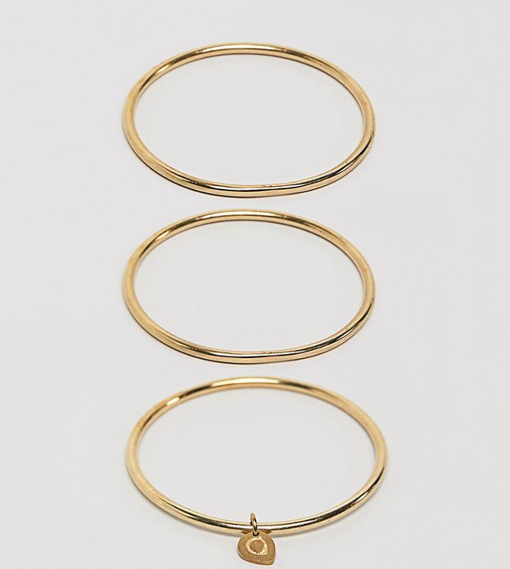 Made Gold Bangle Set - Gold