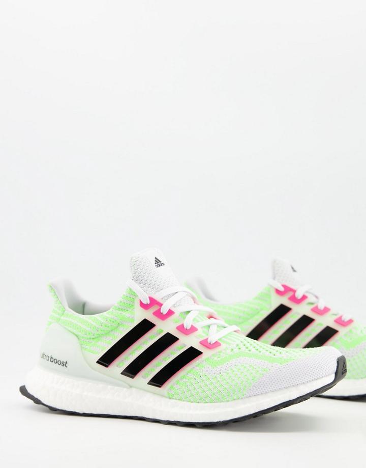 Adidas Running Ultraboost Dna Sneakers In Yellow And White-multi