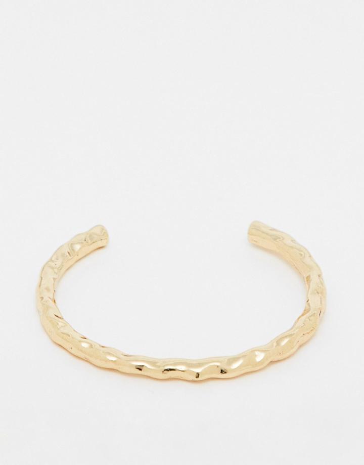 Bolongaro Trevor Cuff Bangle In Gold