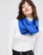Johnstons Cashmere Infinity Scarf - Blue