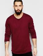 Only & Sons Lightweight Knitted Sweater - Burgundy