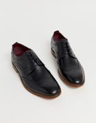 Base London Motif Brogues In Black