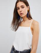 New Look Metal Ring Cami - White