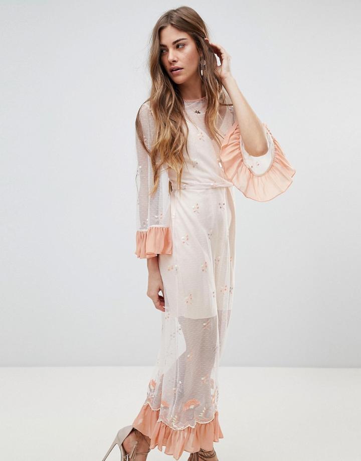 Stevie May Delilah Midi Dress - Cream