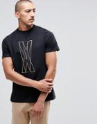 Playground Graphic Court Lines T-shirt - Black